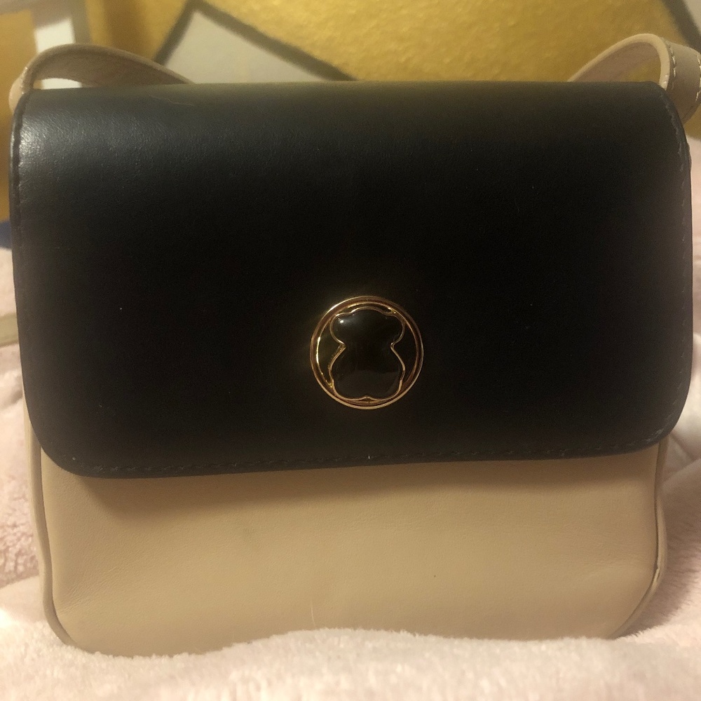 Tous Small Rene Camille Leather Crossbody Handbag - Picture 1 of 3